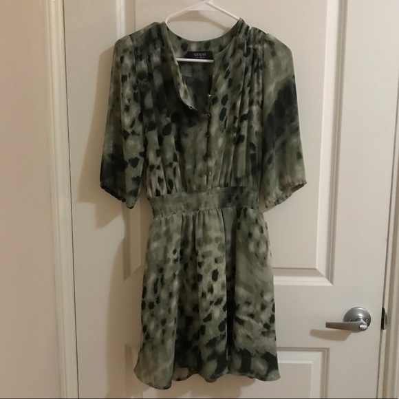 Guess leopard print dress - Picture 1 of 3